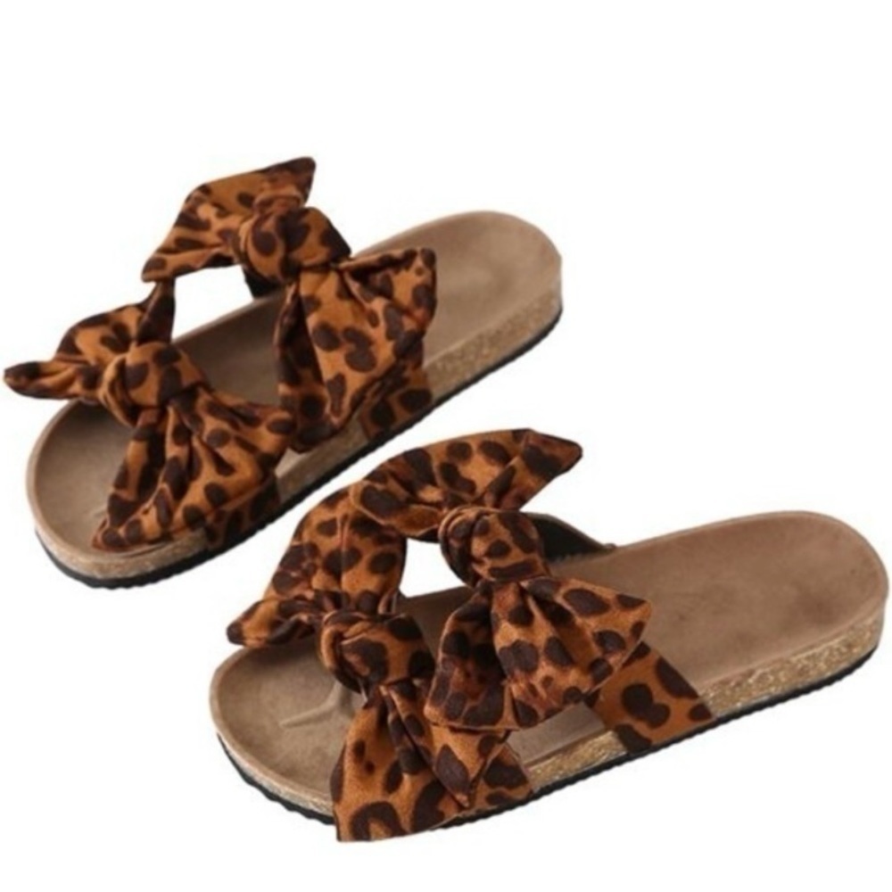 WOMEN Leopard Bedroom Slippers Size 9